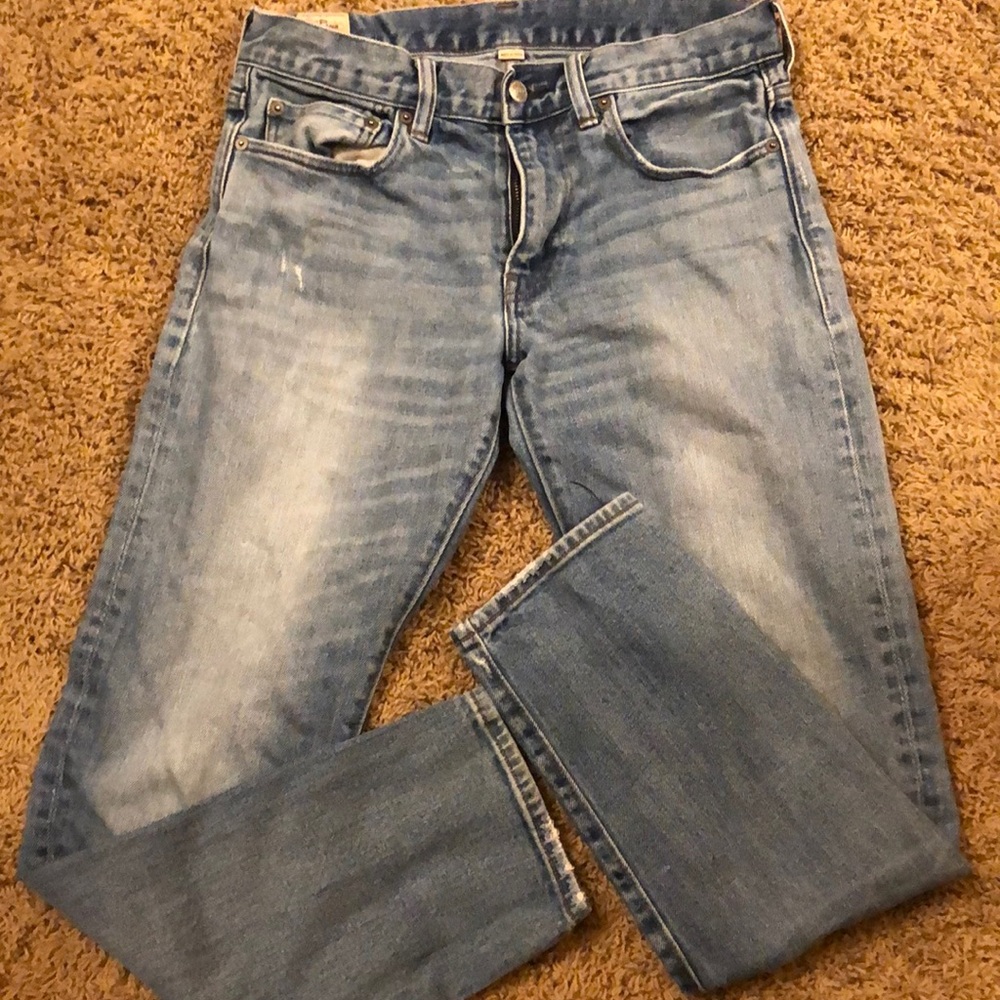 J. Crew 484 Jeans Slim fit in light wash 30W/30L